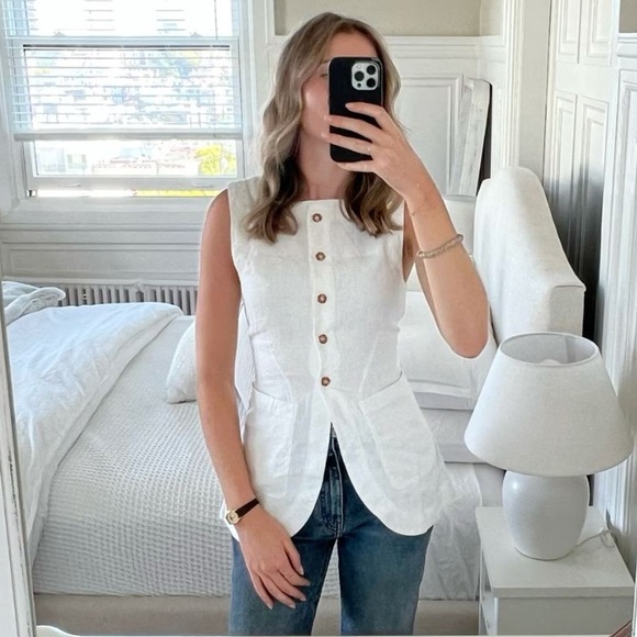 Posse Emma Linen Vest - Picture 8 of 8